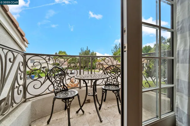 a view of an outdoor space with seating area