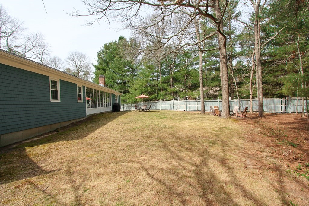 47 Foxglove Road Barnstable, MA 02632 - Photo 29 of 33 a view of outdoor space with deck and garden