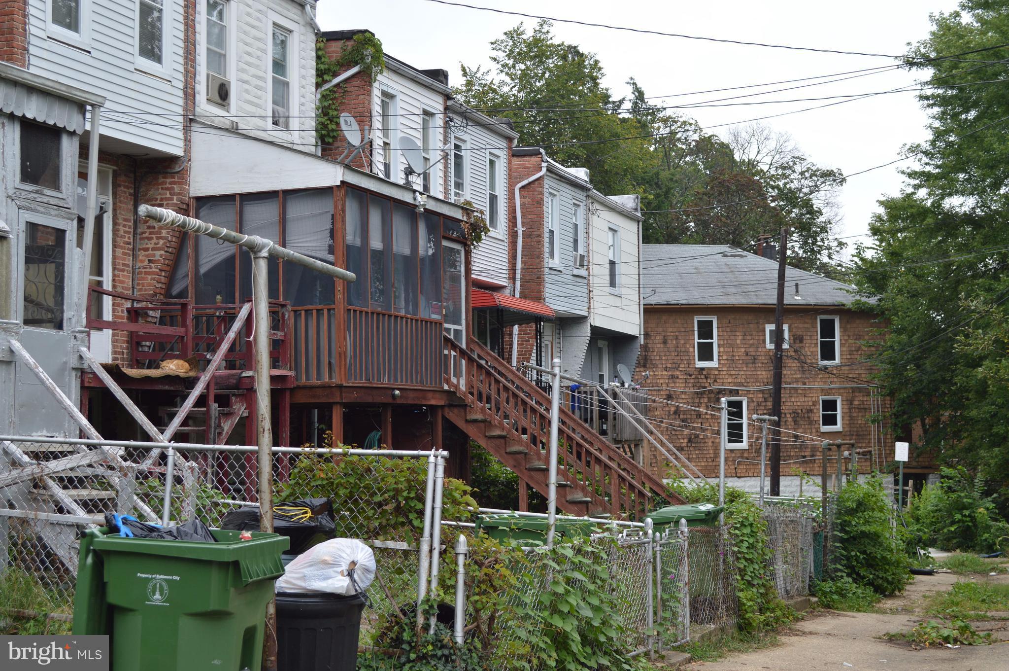 4211 Old Frederick Road Baltimore, MD 21229 - Photo 18 of 20 Rear alley