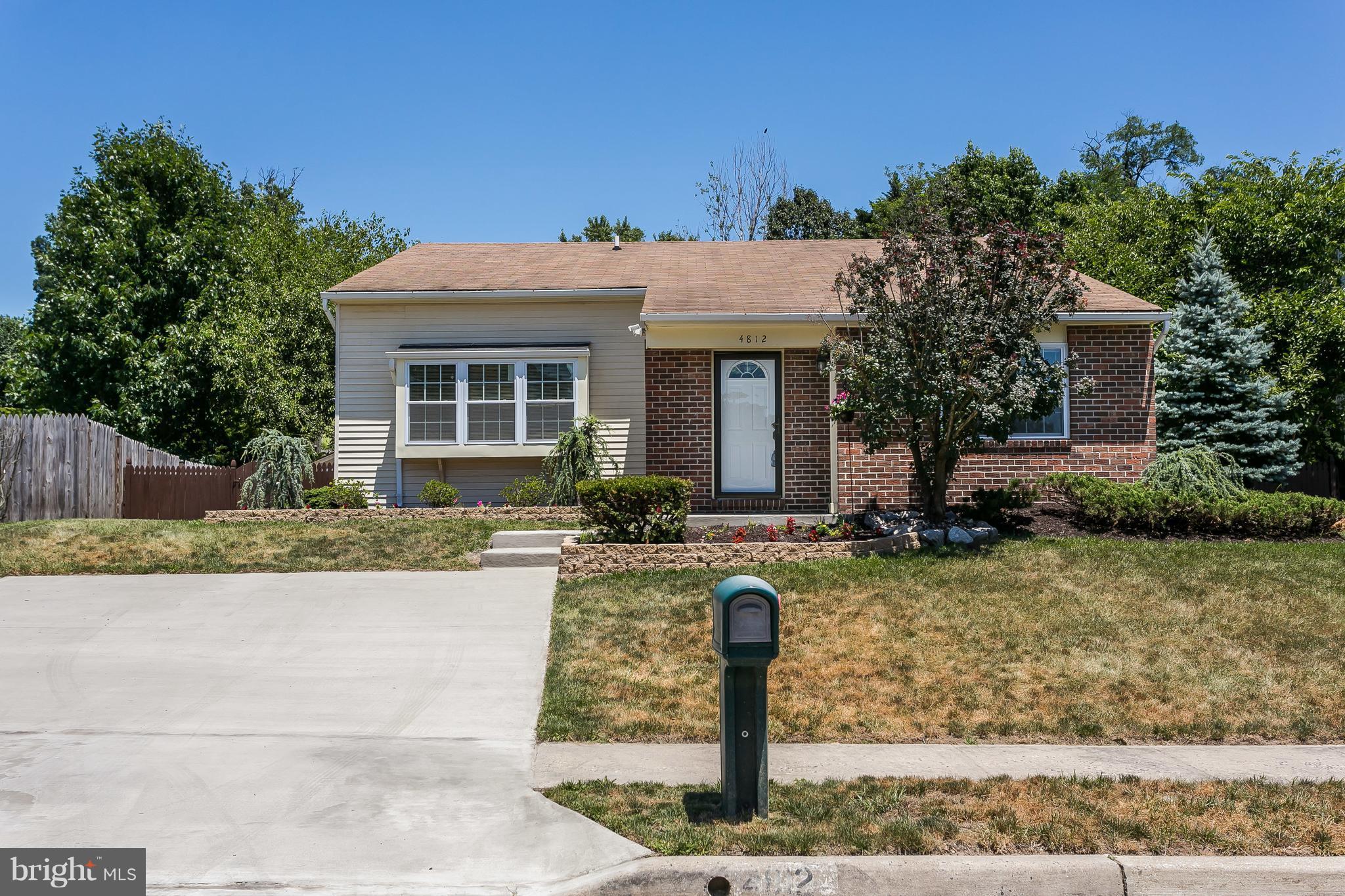 4812 Galley Road Baltimore, MD 21236 - Photo 2 of 30 a front view of a house with garden