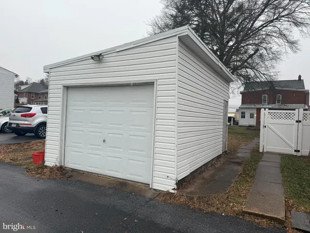 a view of a house with a space