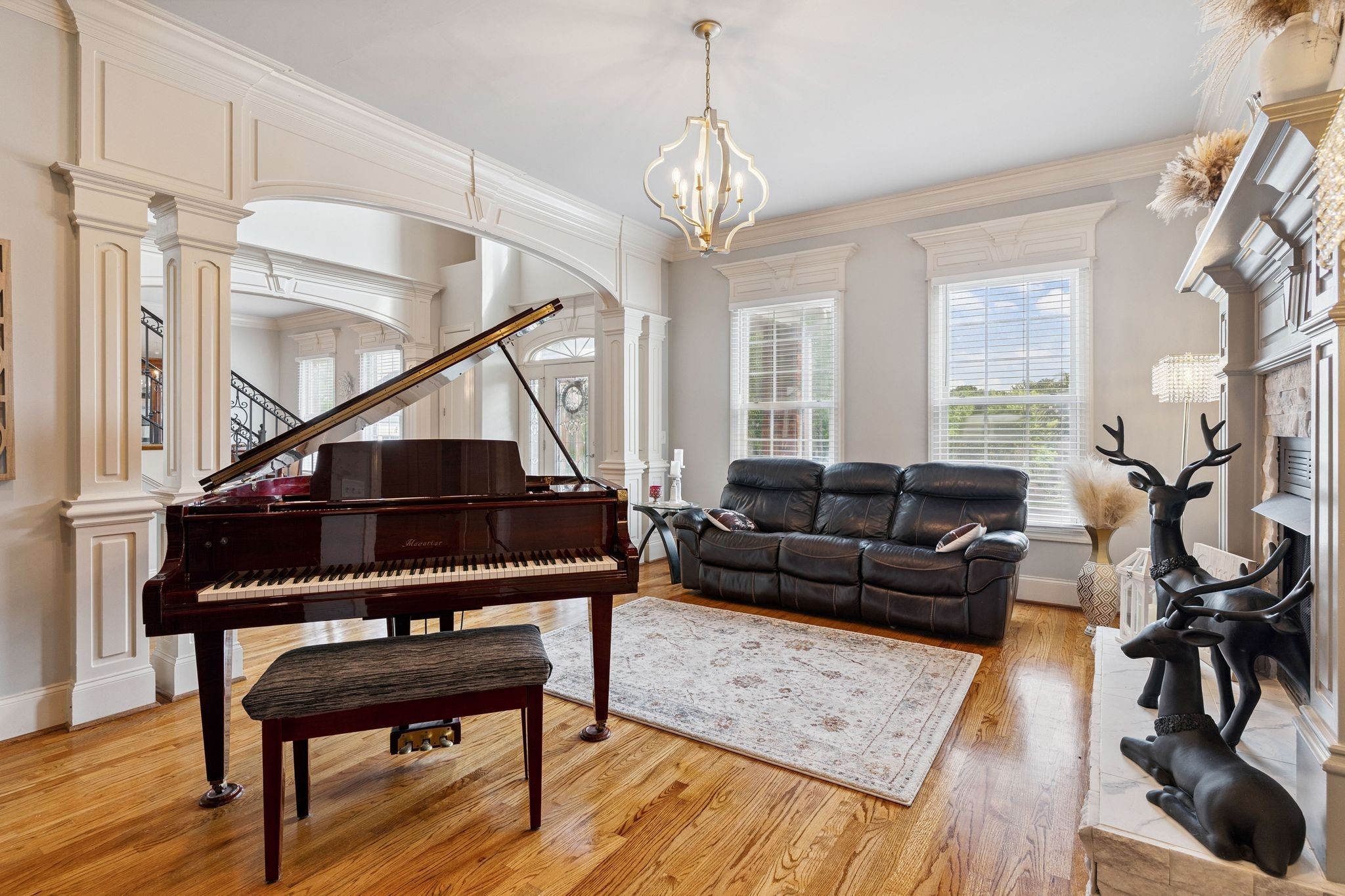 815 Stonebrook Drive Lebanon, TN 37087 - Photo 12 of 71 a living room with furniture and a wooden floor