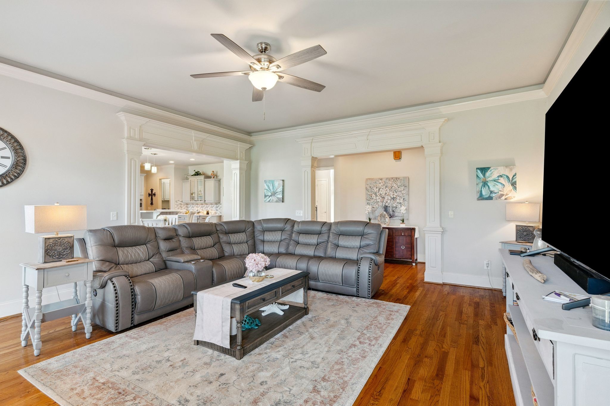 815 Stonebrook Drive Lebanon, TN 37087 - Photo 16 of 71 a living room with furniture and a flat screen tv