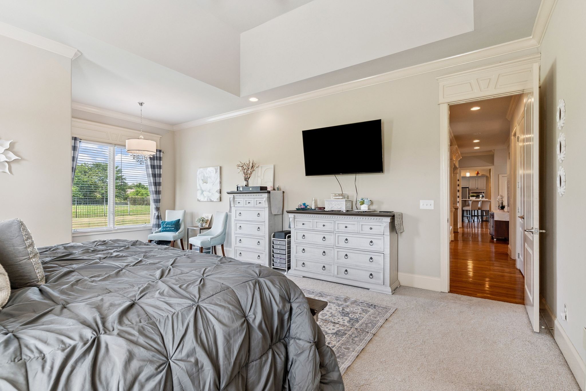 815 Stonebrook Drive Lebanon, TN 37087 - Photo 24 of 71 a bedroom with a bed and a flat screen tv