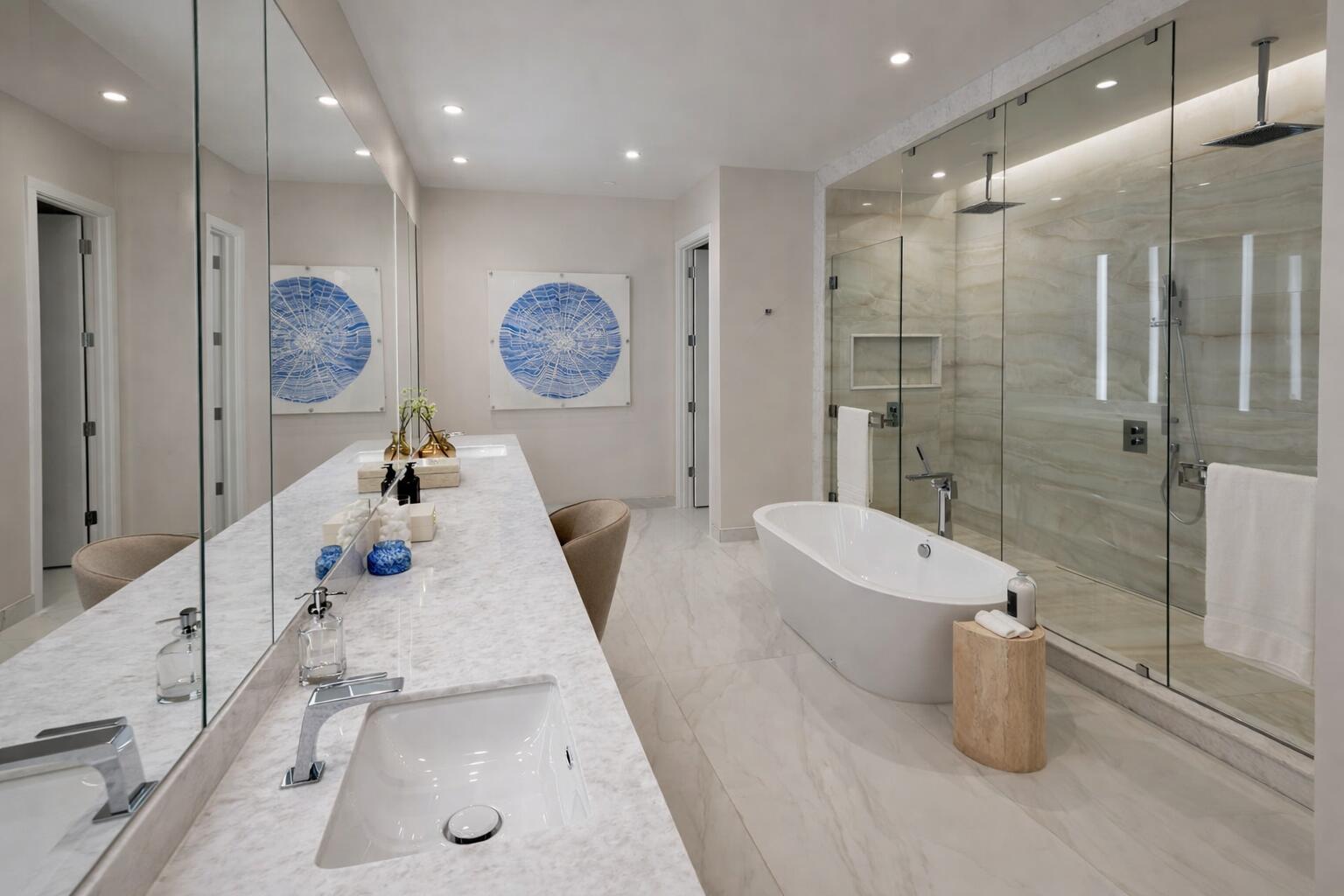 220 Southeast Mizner Boulevard, Unit PH907 Boca Raton, FL 33432 - Photo 12 of 29 Primary Bathroom