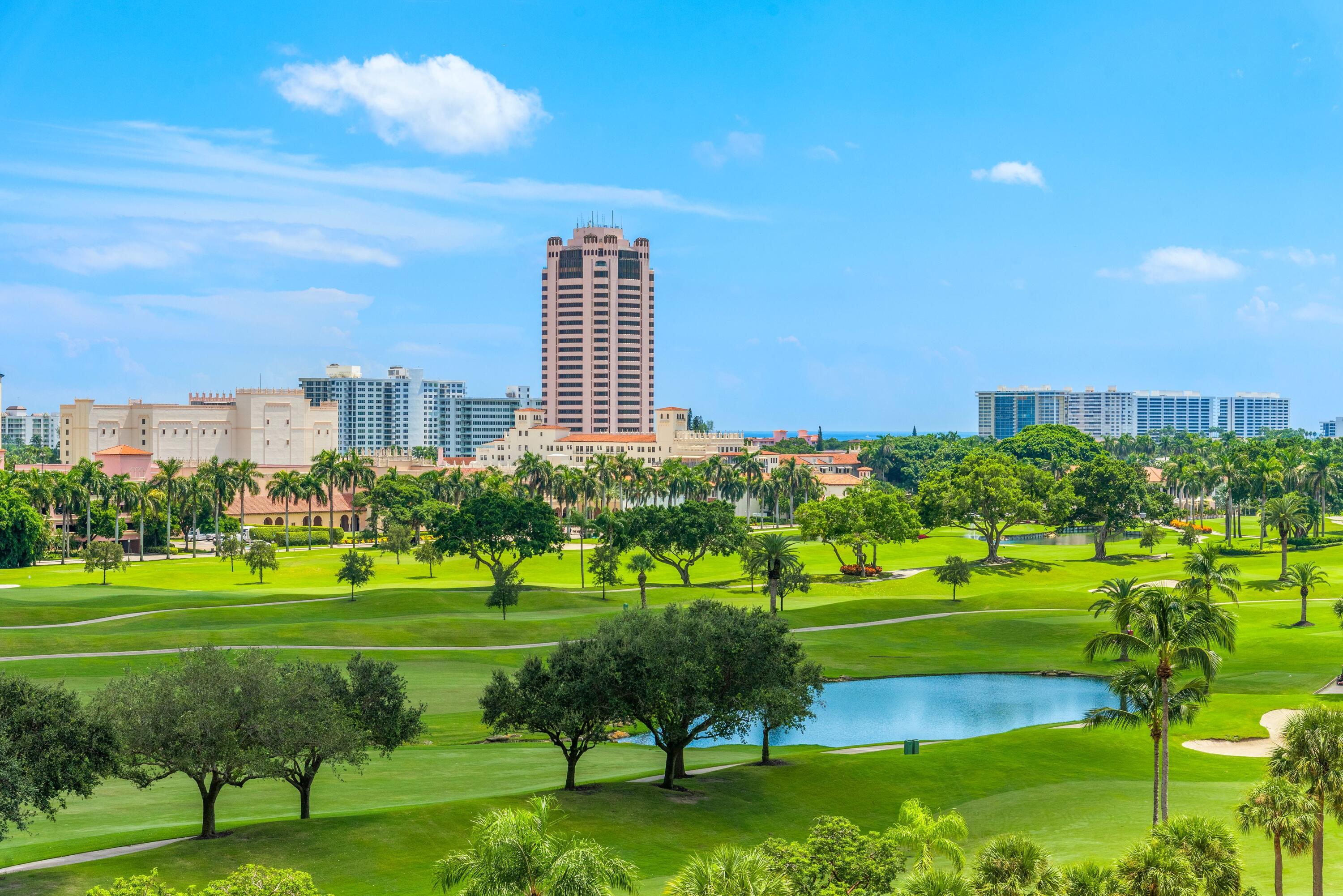 220 Southeast Mizner Boulevard, Unit PH907 Boca Raton, FL 33432 - Photo 21 of 29 a view of a golf course with a lake