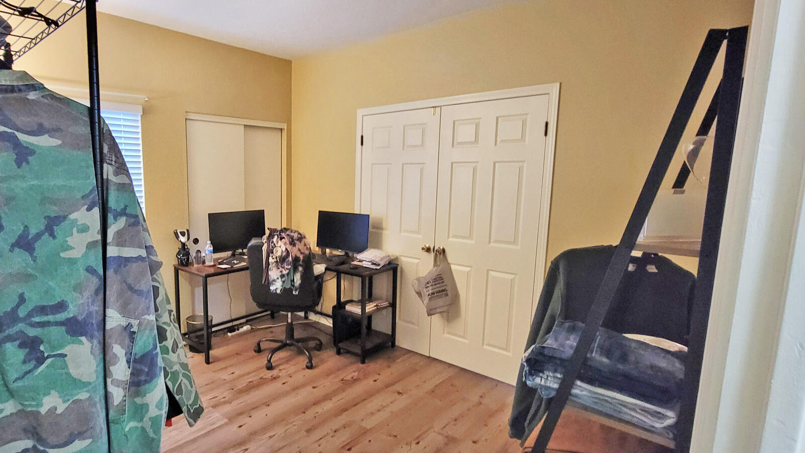 444 Ridgecrest Trail, Unit 119 Redding, CA 96003 - Photo 10 of 16 a view of workspace with wooden floor windows