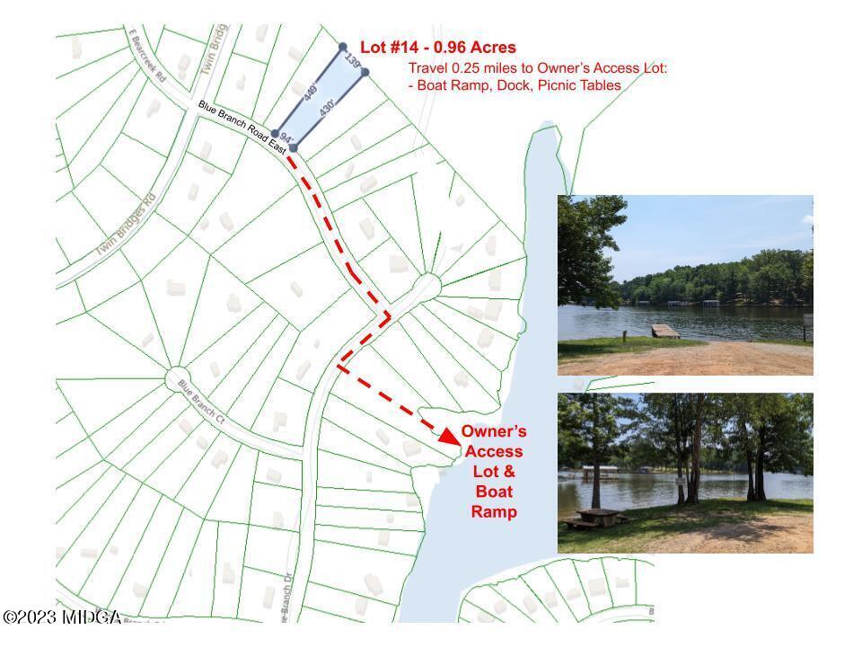 0 Blue Branch Road East Eatonton, GA 31024 - Photo 2 of 5 Photo 2 Access to Boat Ramp