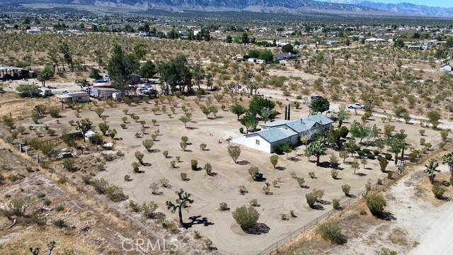1011 Danbury Road Pinon Hills, CA 92372 - Photo 3 of 34 Aerial view of the back of the house
