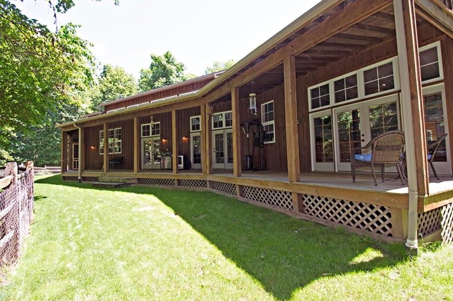 130 Lions Road Butler, PA 16001 - Photo 19 of 25 Covered rear porch runs the length of the home.