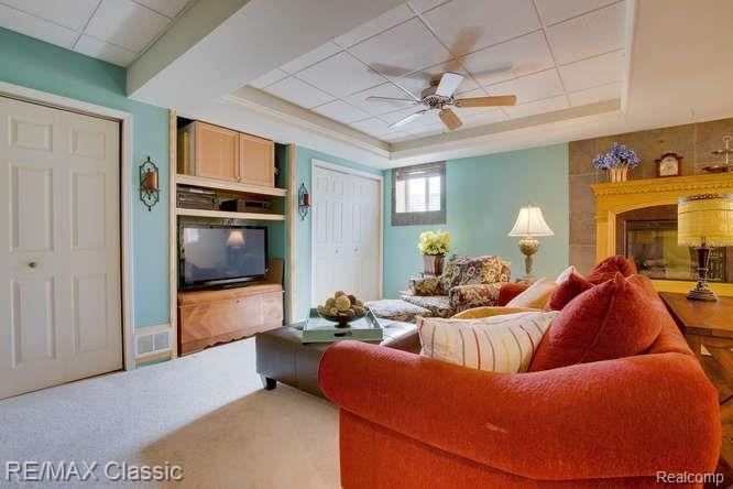 2165 Moorlands Howell, MI 48855 - Photo 35 of 36 Lower Level Family Room