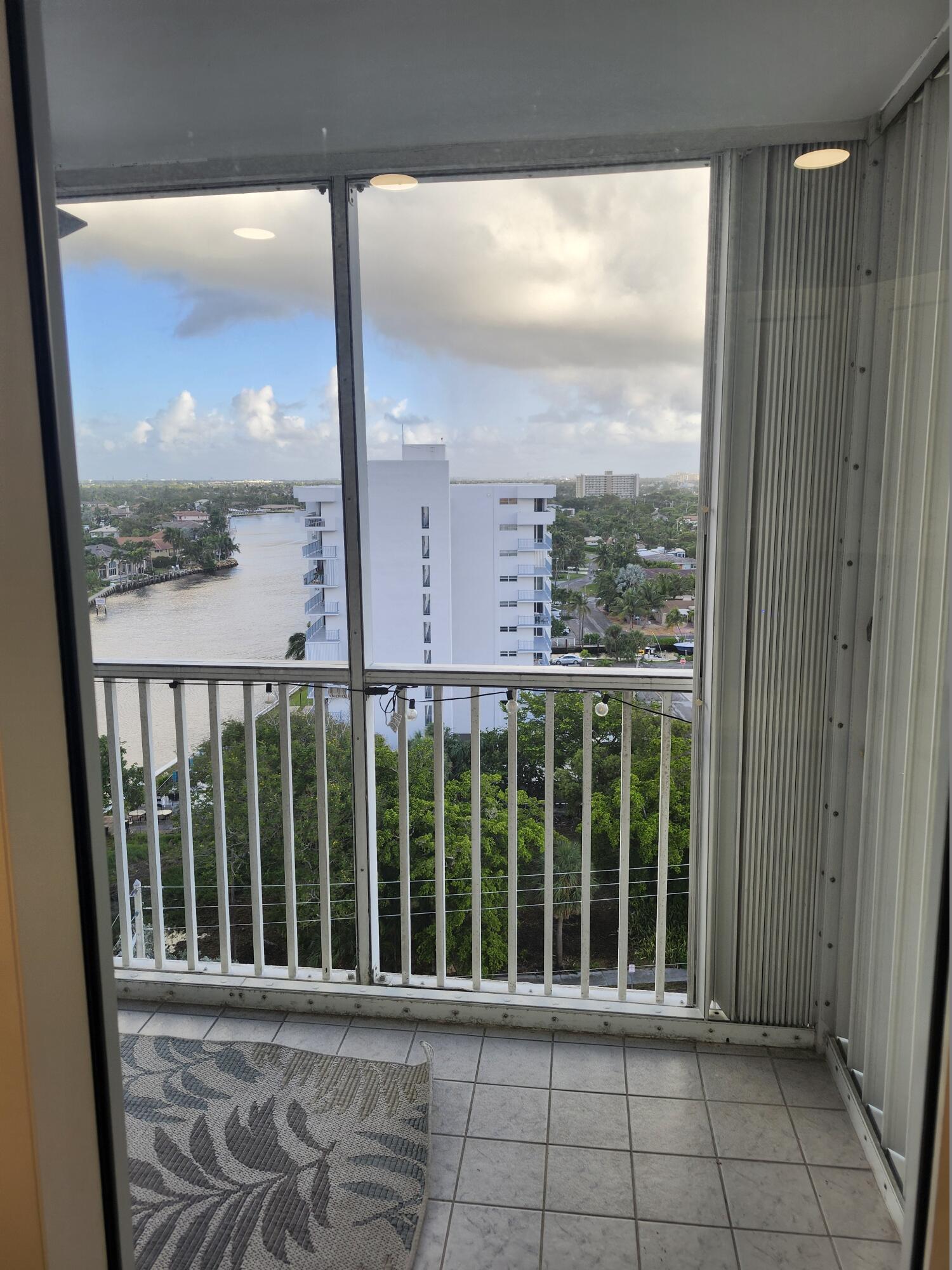 1505 North Riverside Drive, Unit 1108 Pompano Beach, FL 33062 - Photo 2 of 16 a view of a balcony