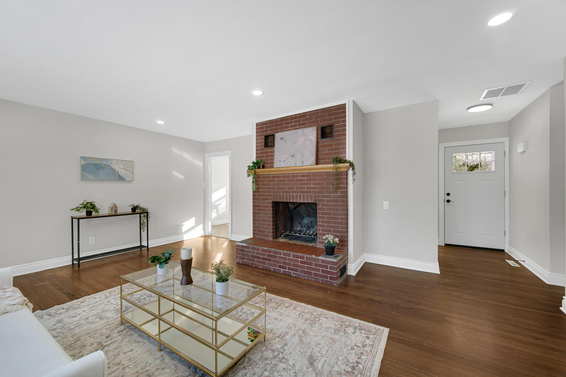 910 High Street Hobart, IN 46342 - Photo 6 of 29 a living room with furniture and a fireplace