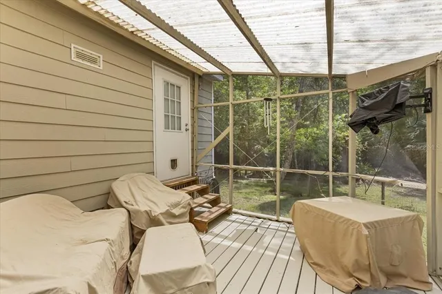 a view of chair in the balcony