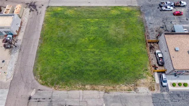 a view of a backyard with plants