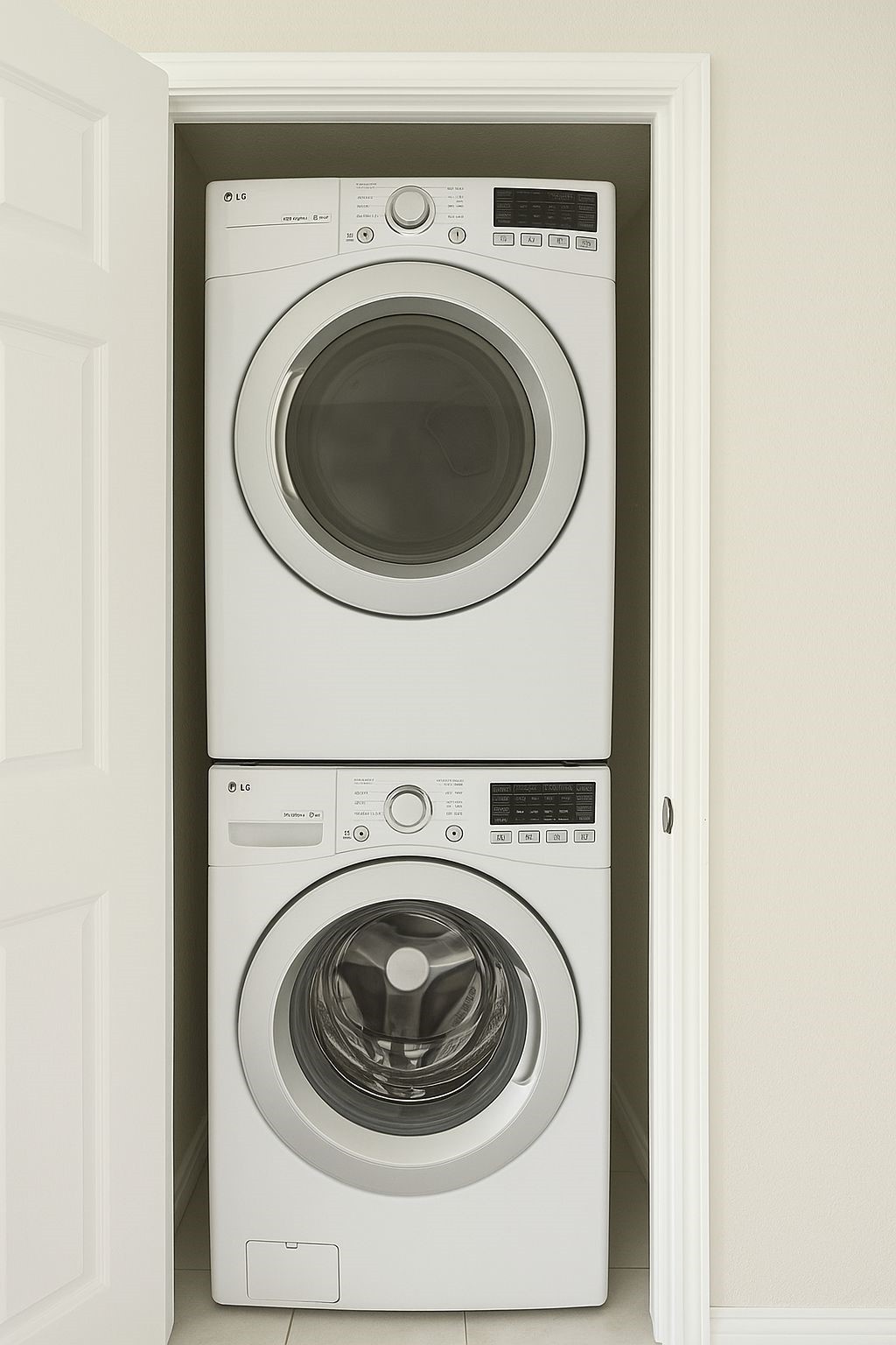 1102 Ann, Unit 1 Pasadena, TX 77506 - Photo 5 of 7 a utility room with dryer and washer
