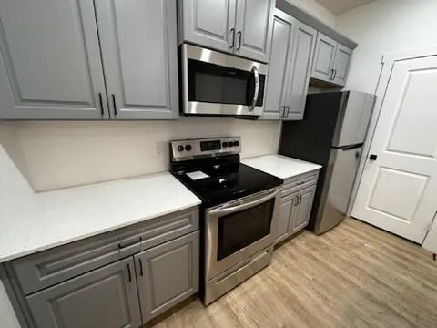 a close view of closet