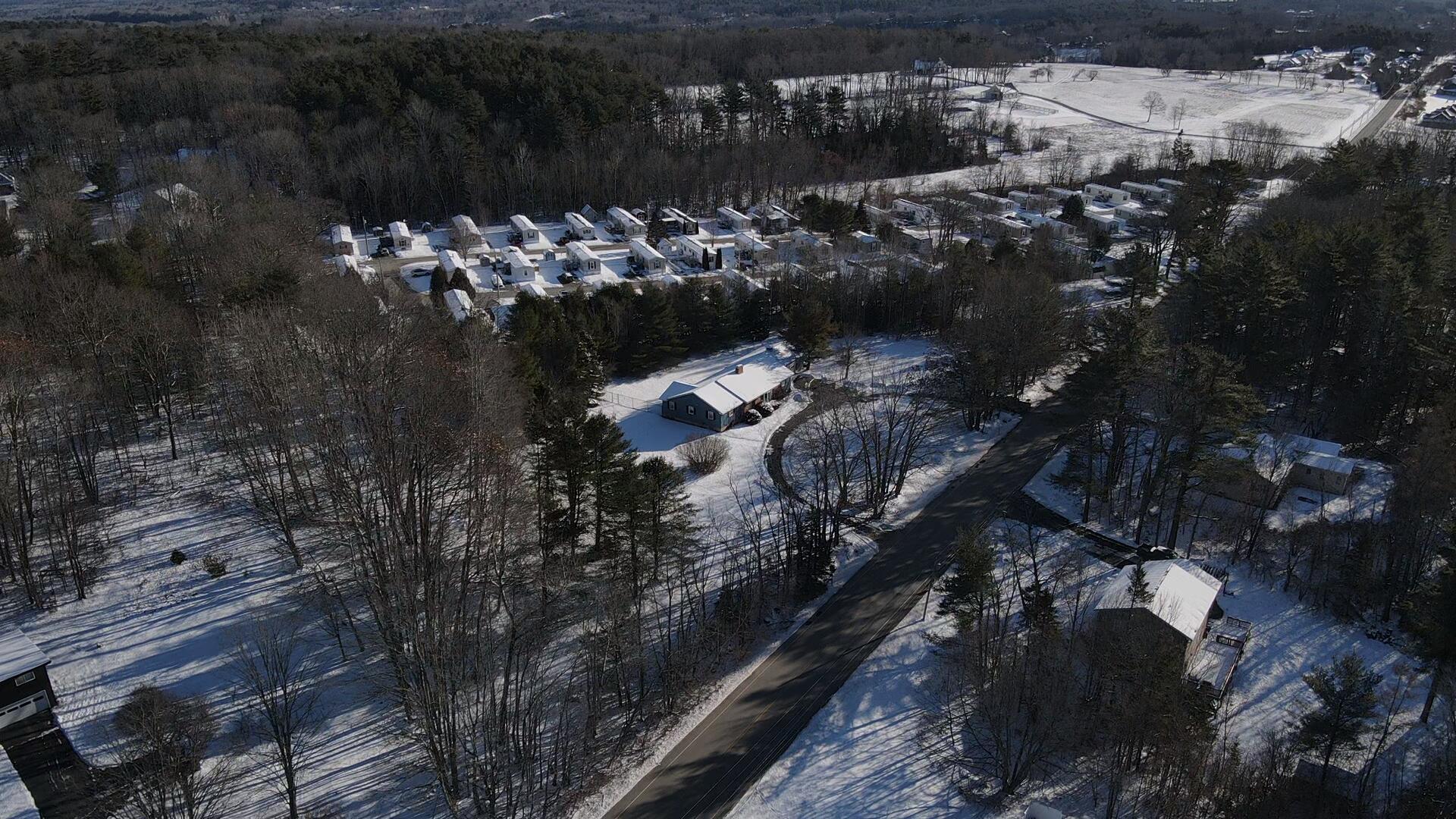 1261 Chase Road Veazie, ME 04401 - Photo 6 of 23 Aerial Down the rd view