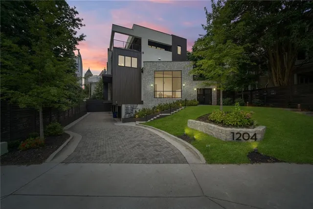 an aerial view of a city with lots of residential buildings