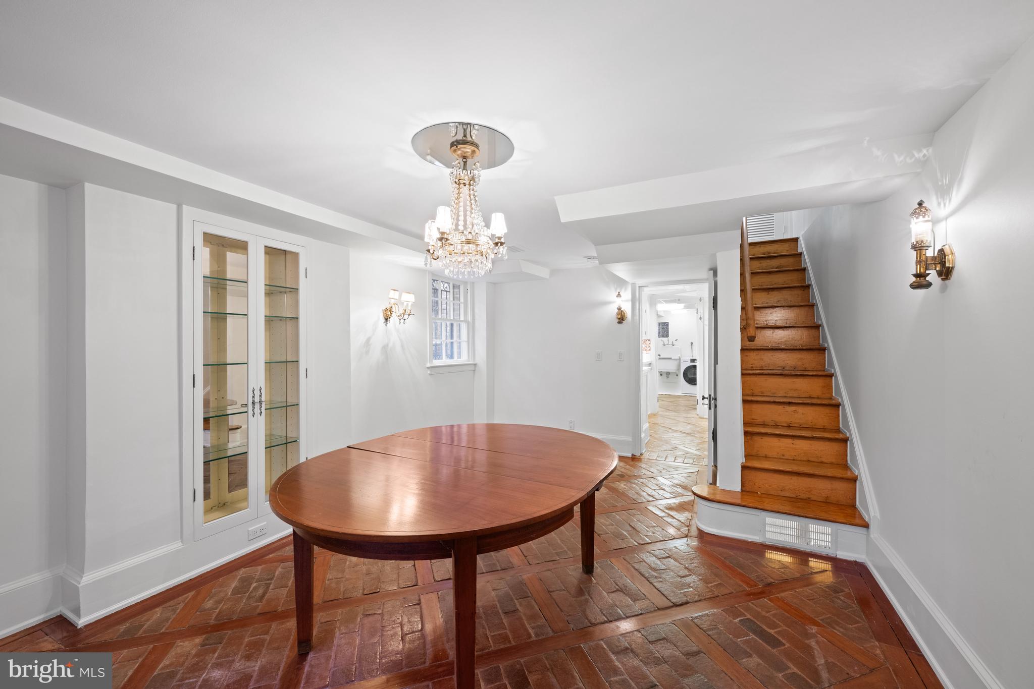 1423 34th Street Northwest Washington, DC 20007 - Photo 19 of 30 a view of a room with a table and chairs