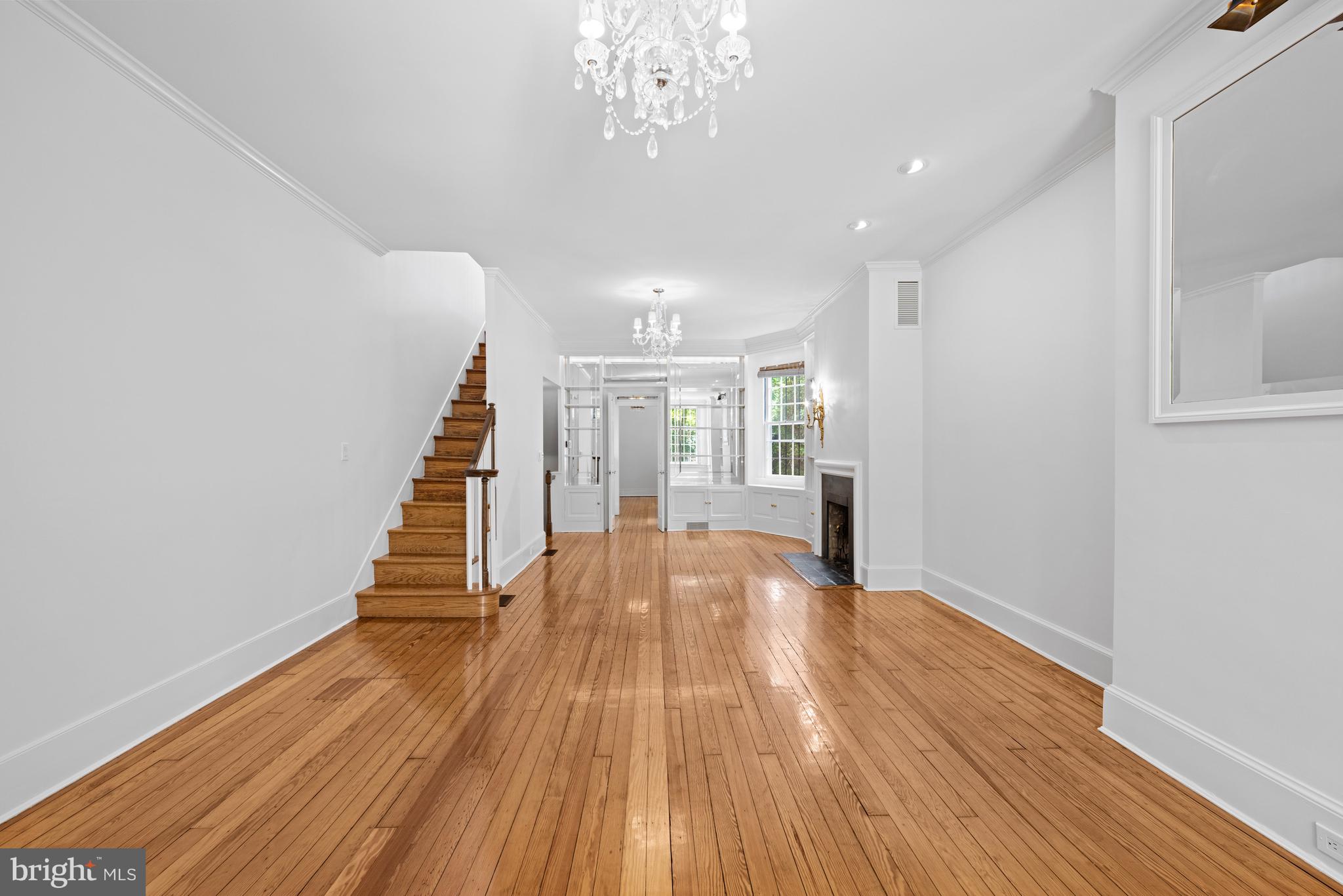 1423 34th Street Northwest Washington, DC 20007 - Photo 9 of 30 a view of entryway with wooden floor