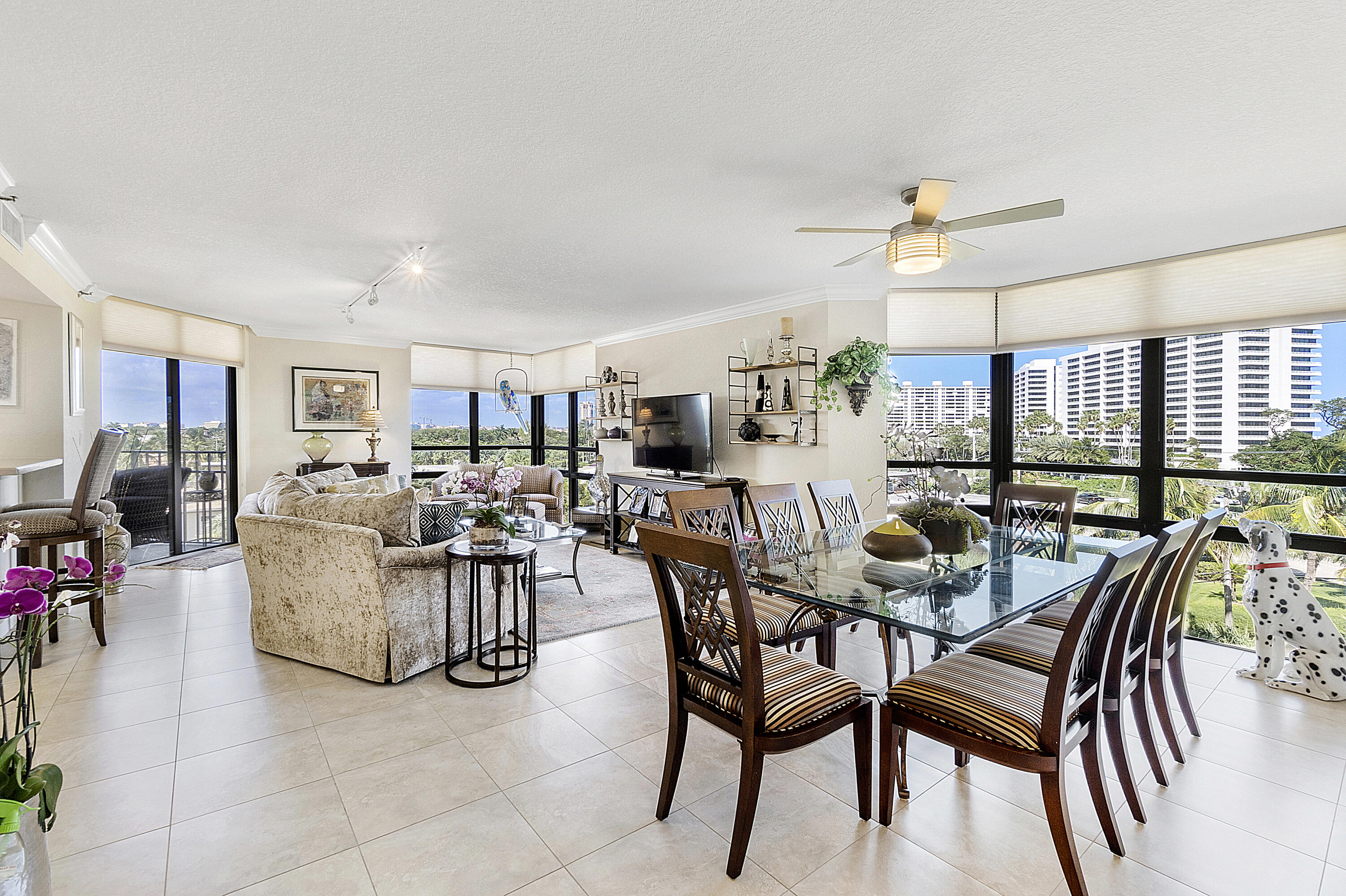 1901 South Ocean Boulevard, Unit 507 Boca Raton, FL 33432 - Photo 2 of 55 Living Room/ Dining