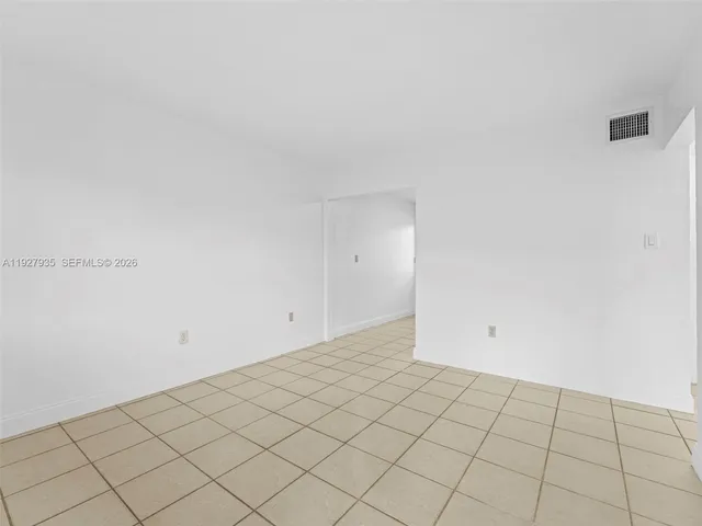 a view of an empty room