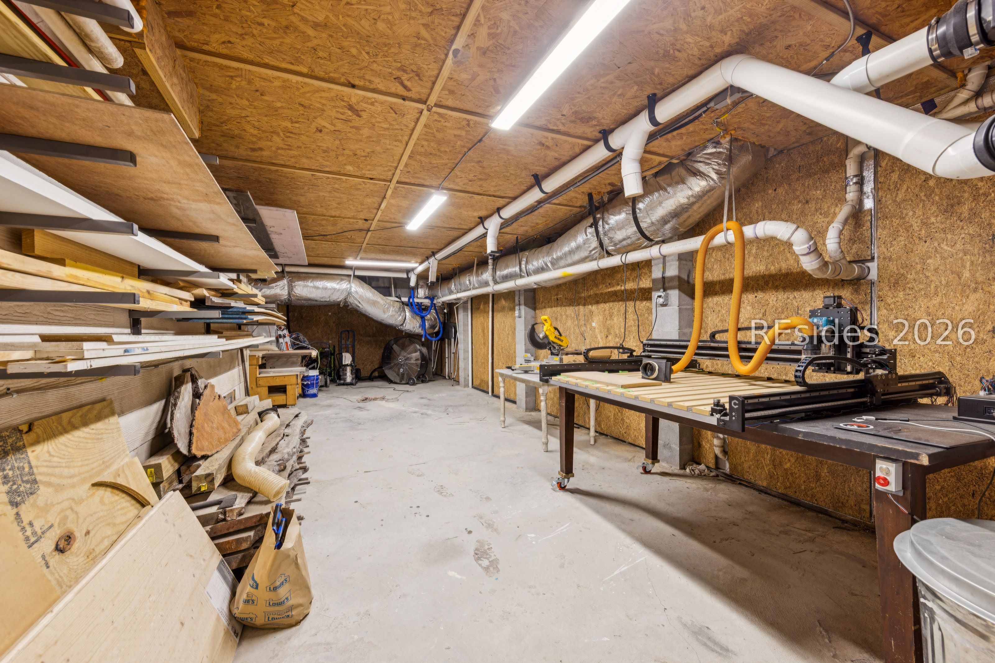 41 Buck Point Road Bluffton, SC 29910 - Photo 54 of 68 Workshop w/ dedicated exhaust system