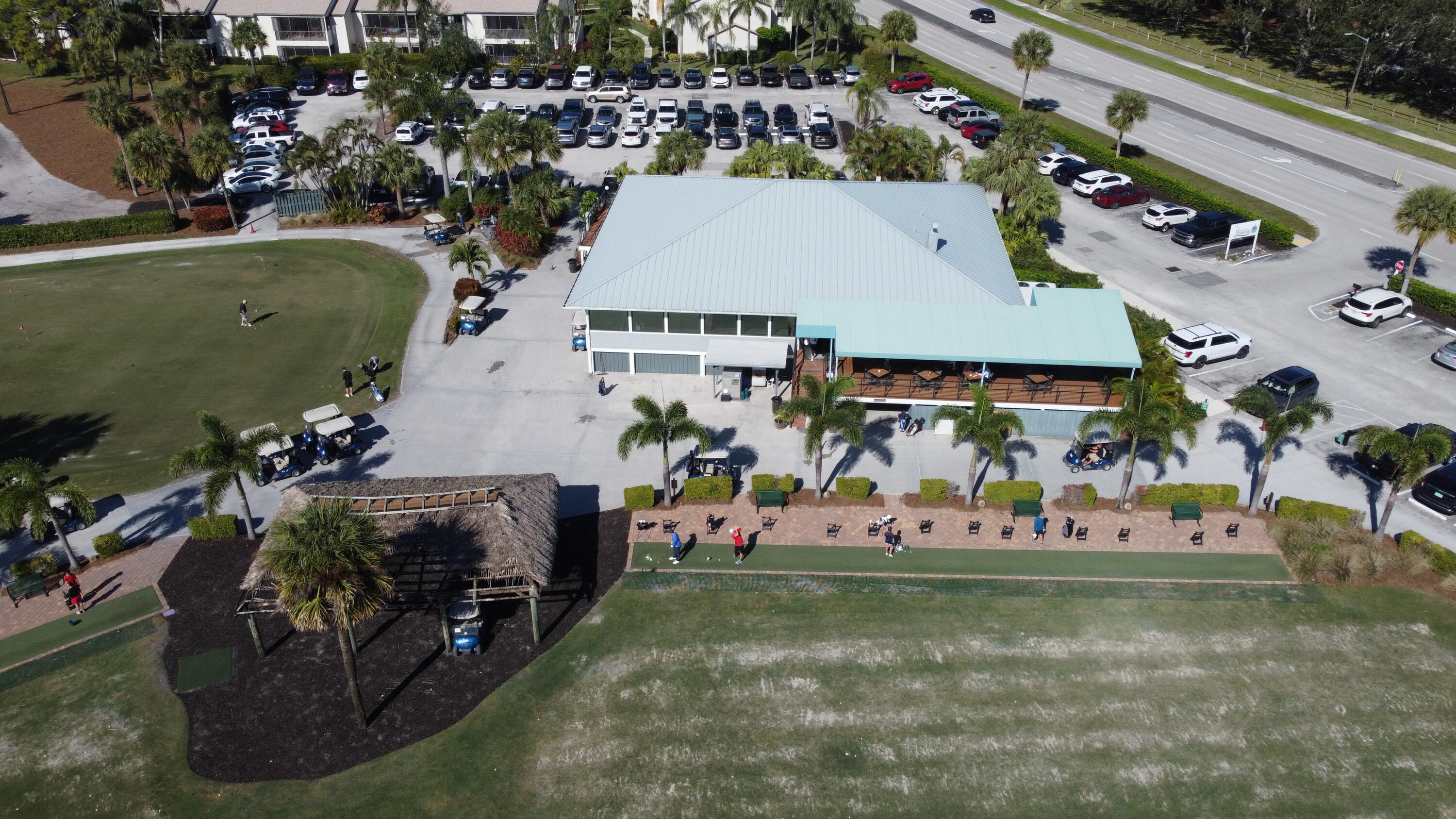 1072 Keystone Drive, Unit A Jupiter, FL 33458 - Photo 29 of 29 an aerial view of a house with a garden