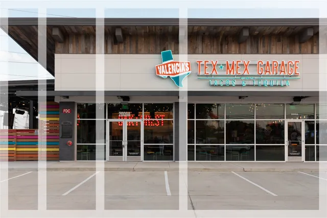 a view of a counter with retail shops