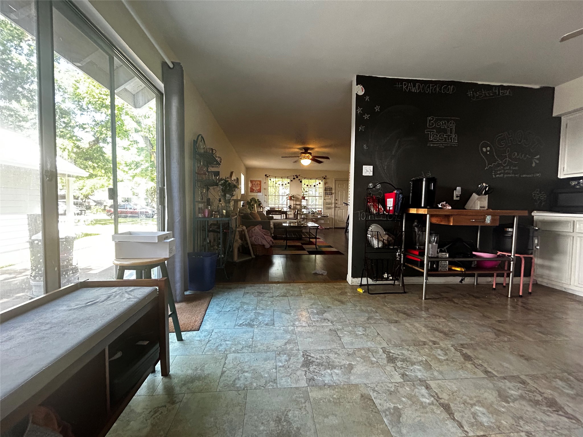 4511 B Avenue, Unit B Austin, TX 78751 - Photo 13 of 30 a living room with furniture and a flat screen tv