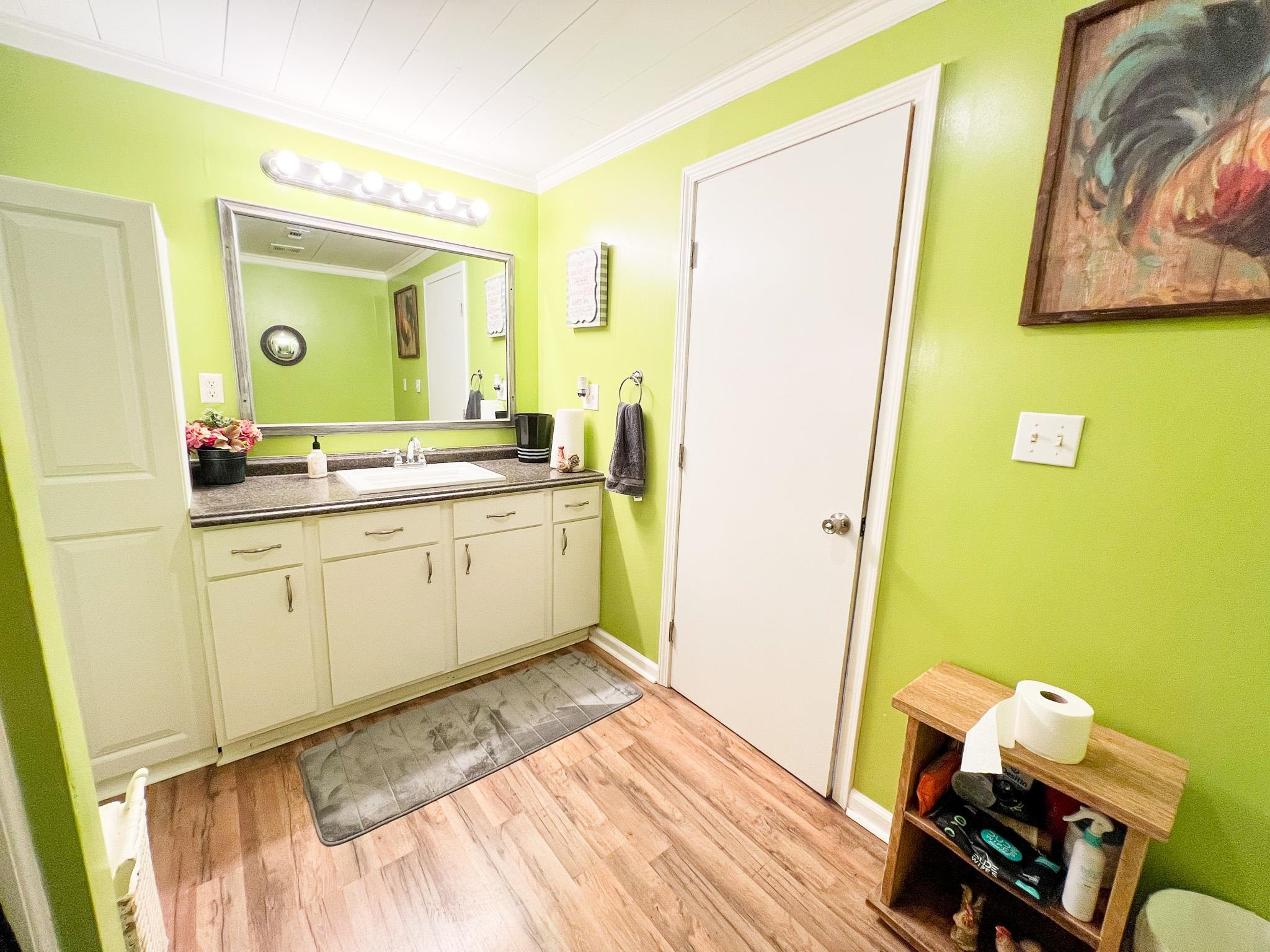 2390 Dr Lewis Road Ripley, TN 38063 - Photo 36 of 48 a bathroom with a sink a mirror and a toilet