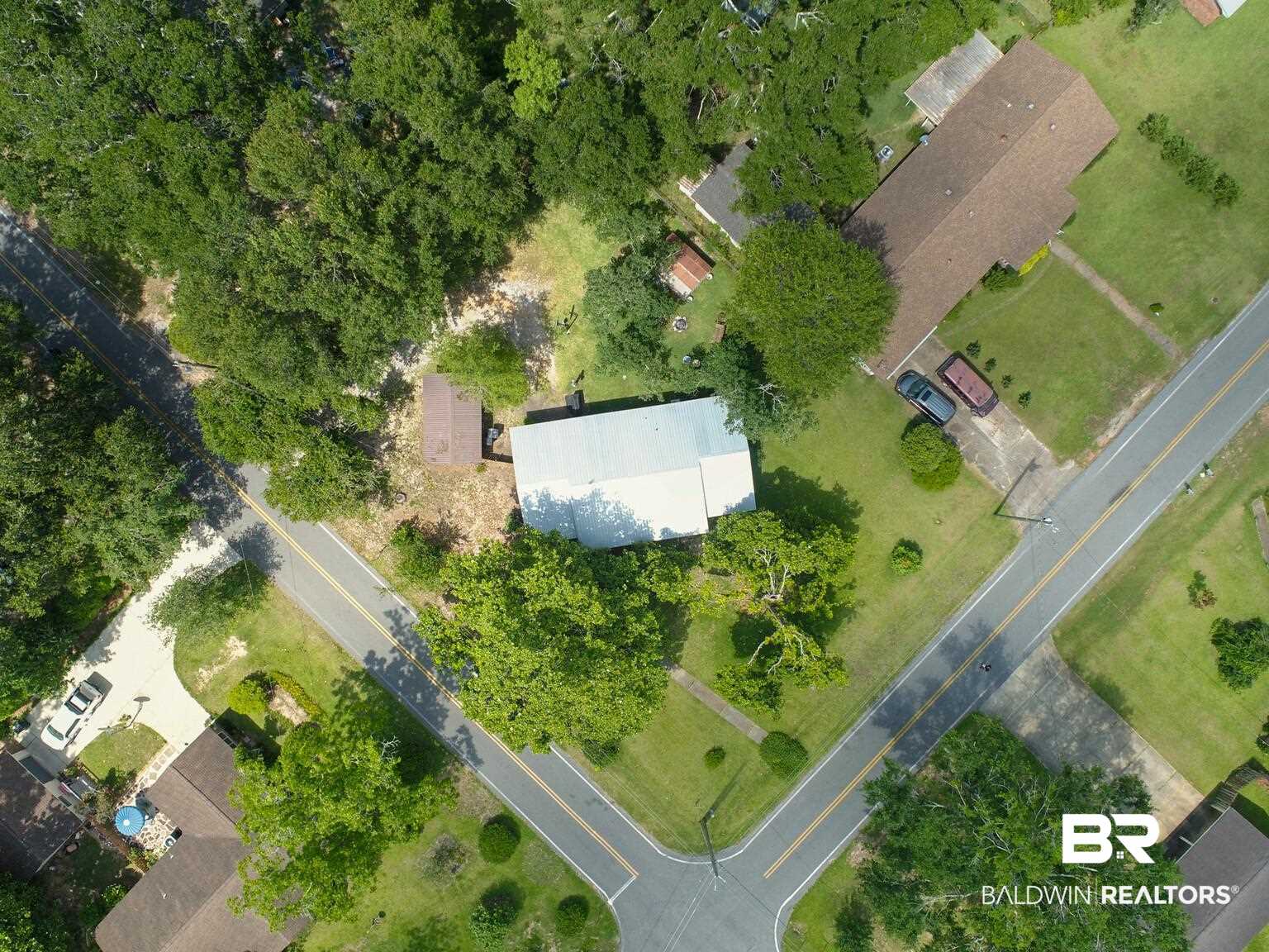4079 Ronald Avenue Loxley, AL 36551 - Photo 6 of 29 Drone of Double Lot
