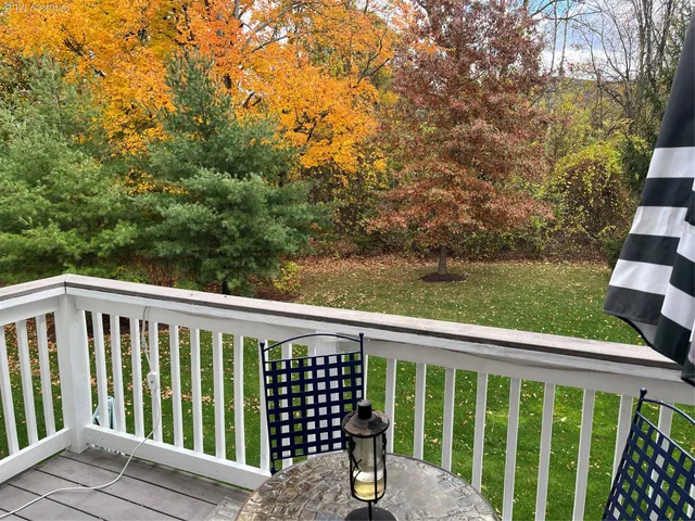 a view of empty room with windows