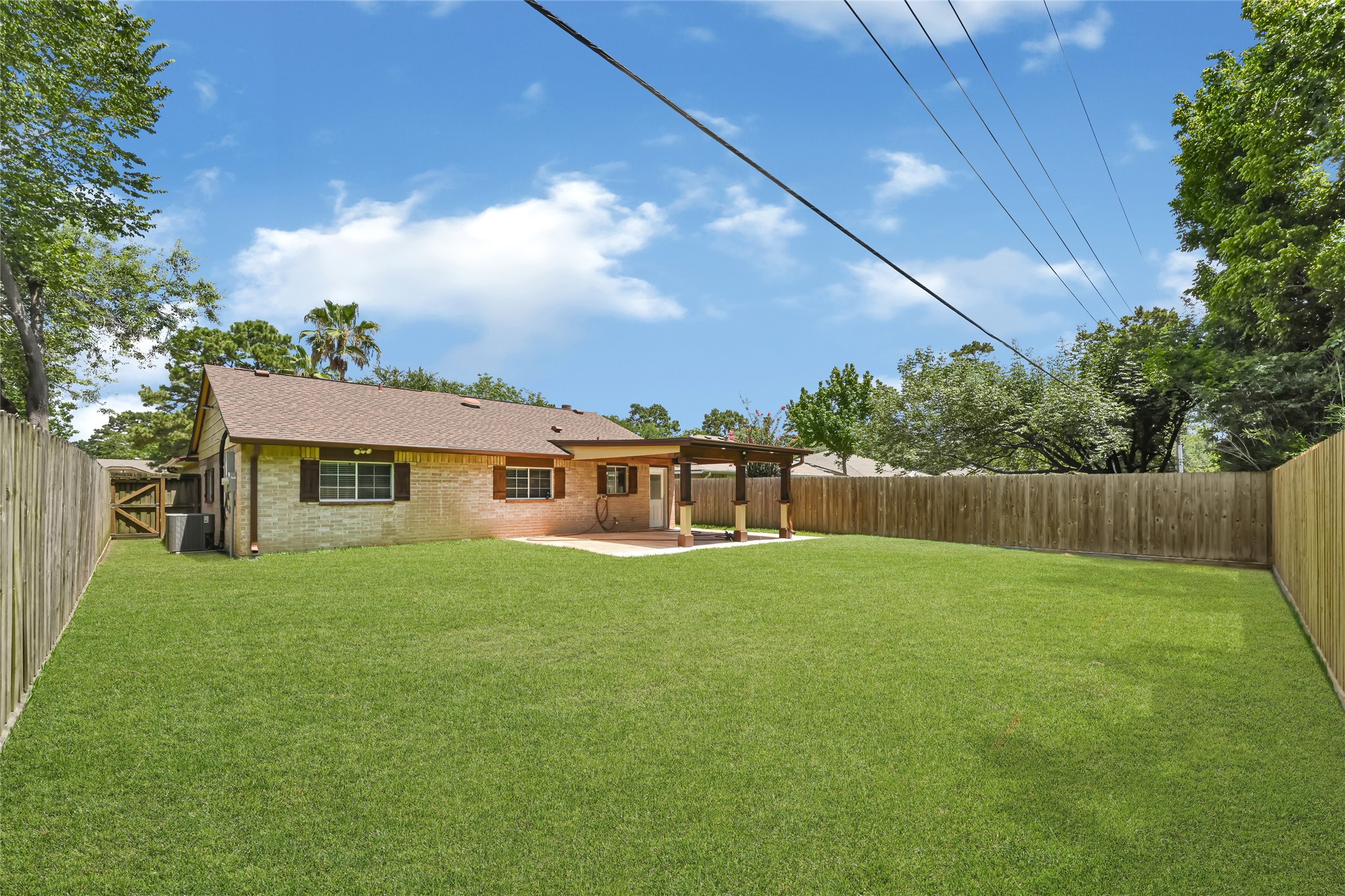 4806 Hickorygate Drive Spring, TX 77373 - Photo 21 of 21 Another view if the large backyard.