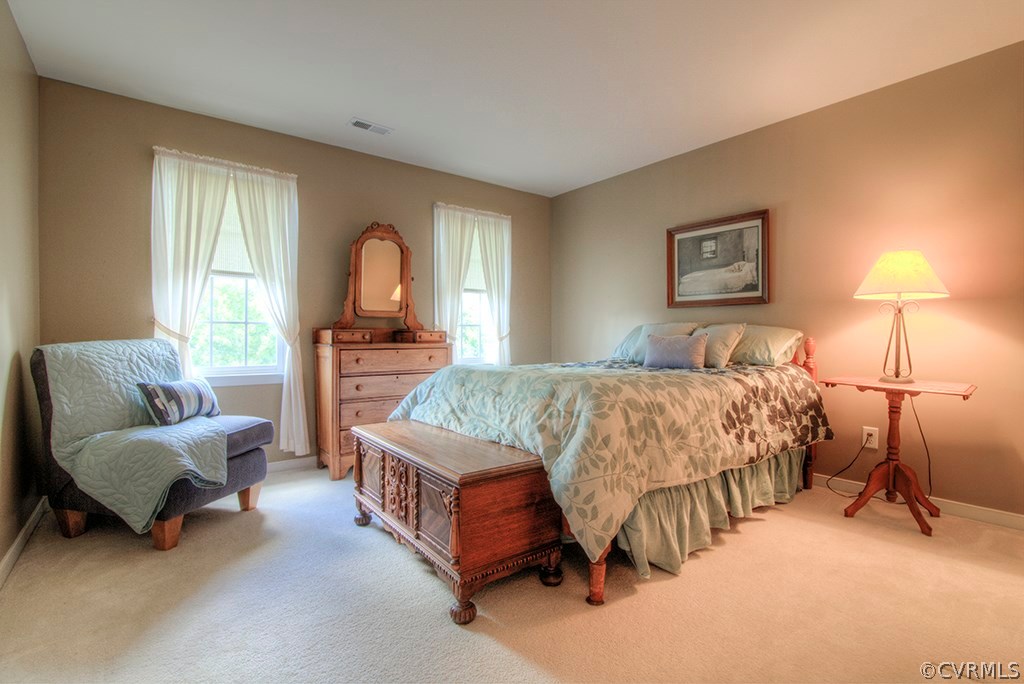 707 Biggin Pond Road Midlothian, VA 23114 - Photo 18 of 36 a bedroom with a bed and a couch
