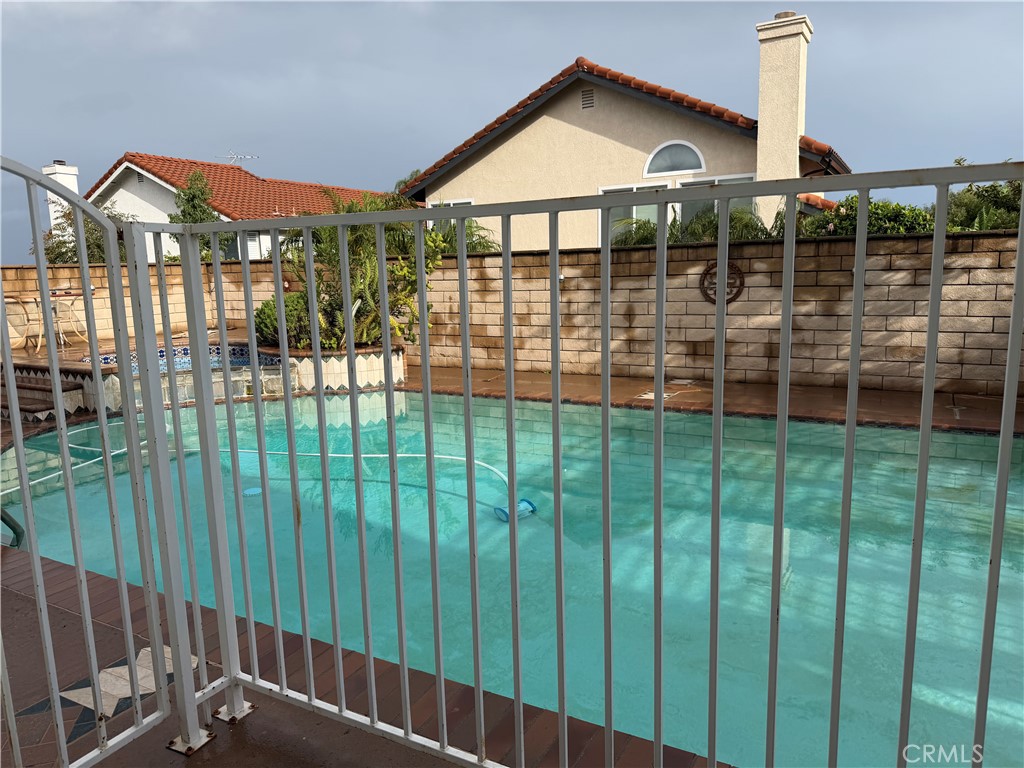 2421 Mangular Avenue Corona, CA 92882 - Photo 7 of 25 Pool View from living room double door entrance