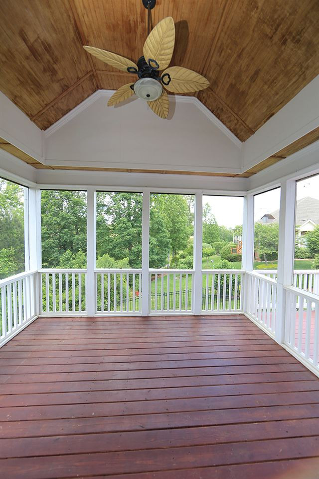 637 Competition Road Raleigh, NC 27603 - Photo 21 of 30 the Screened In Porch offers direct access from the Master Suite or from the adjacent deck off the Great room. Great place to watch a sunset! Screened In Porch
