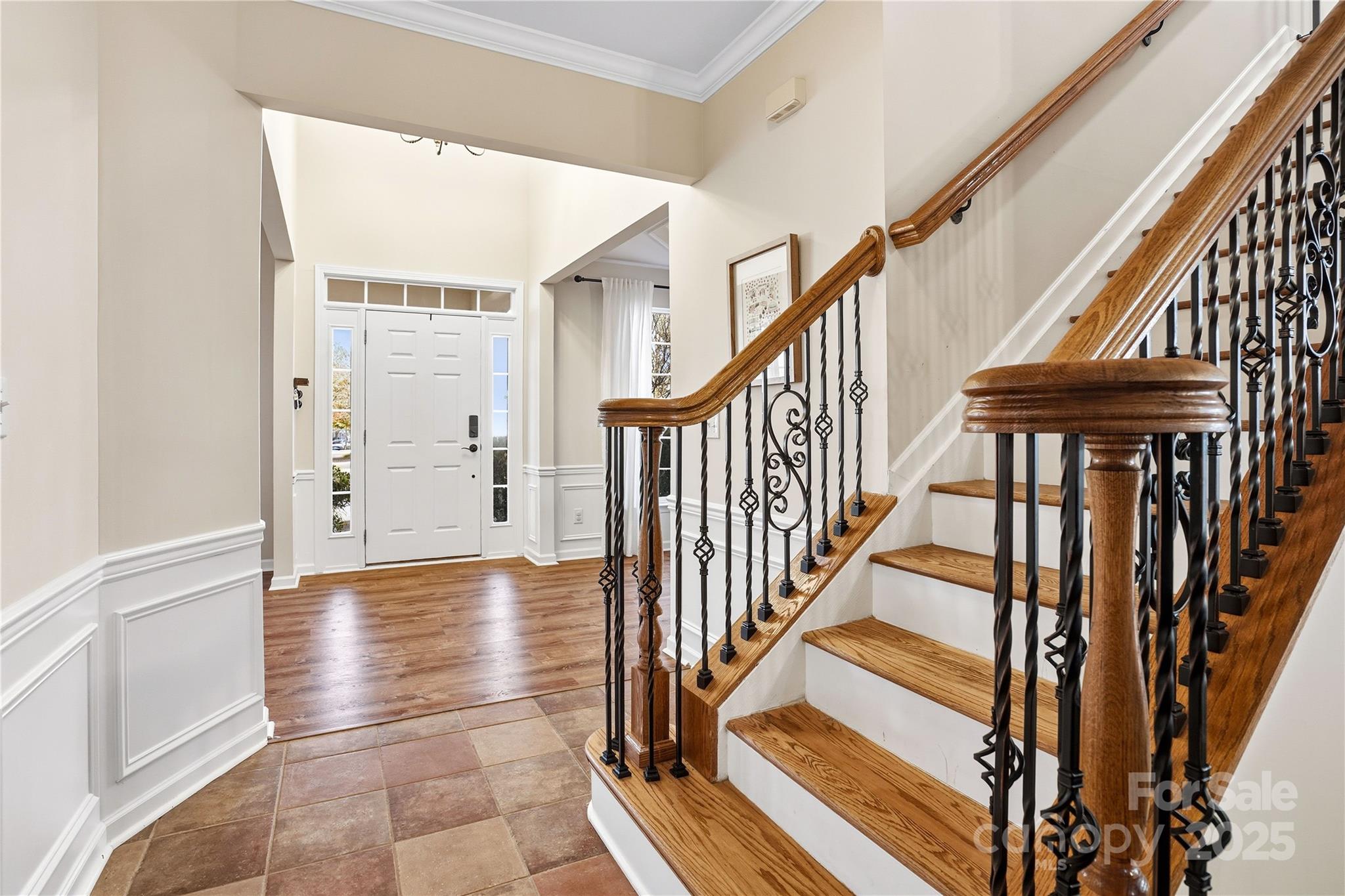 18015 Harbor Mist Road Cornelius, NC 28031 - Photo 4 of 37 a view of an entryway with wooden floor