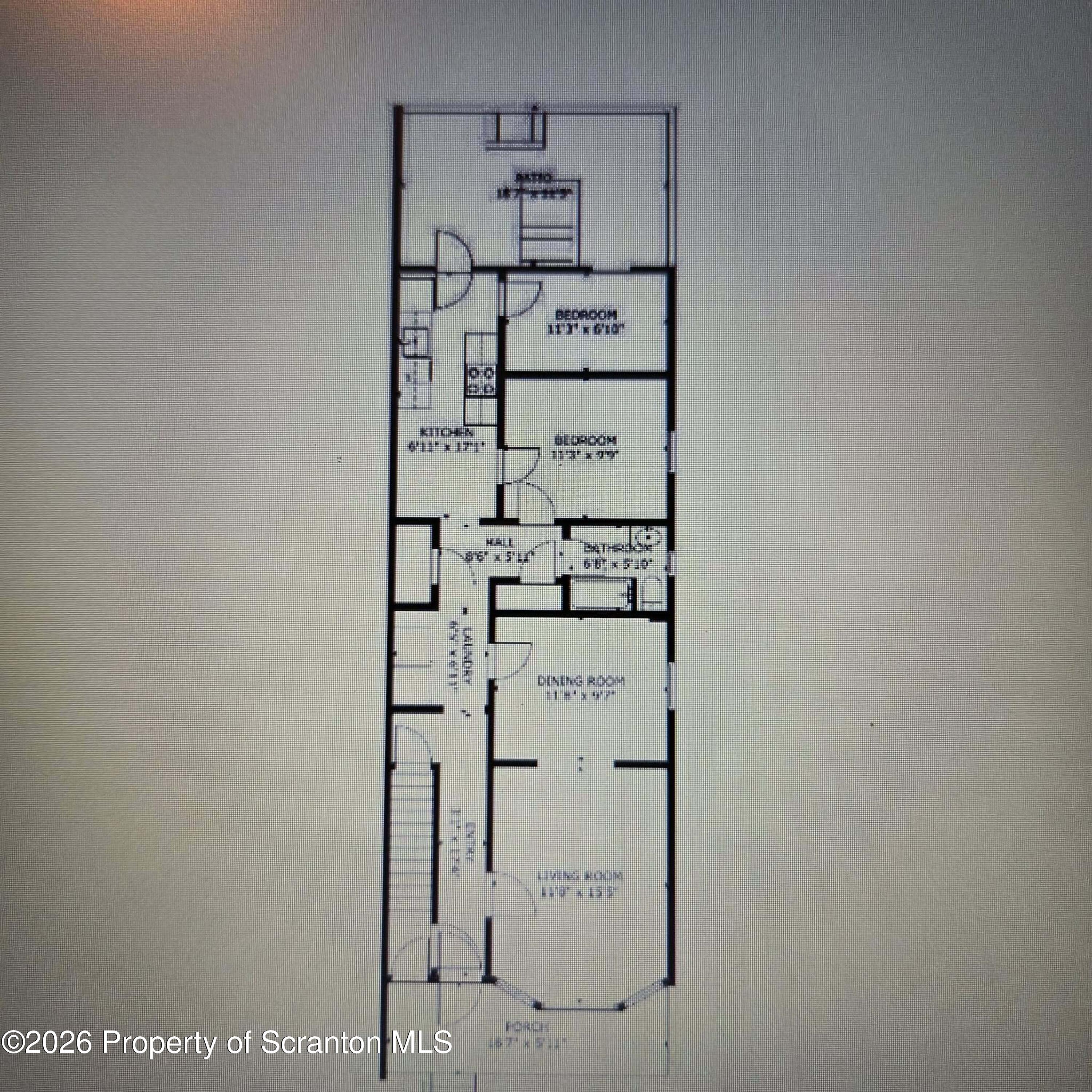 1606 Dickson Avenue, Unit 1 Scranton, PA 18509 - Photo 12 of 12 floor plan