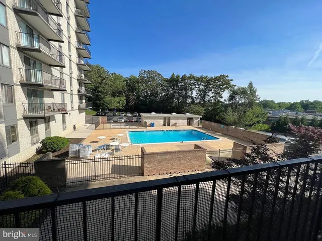 a view of balcony with furniture