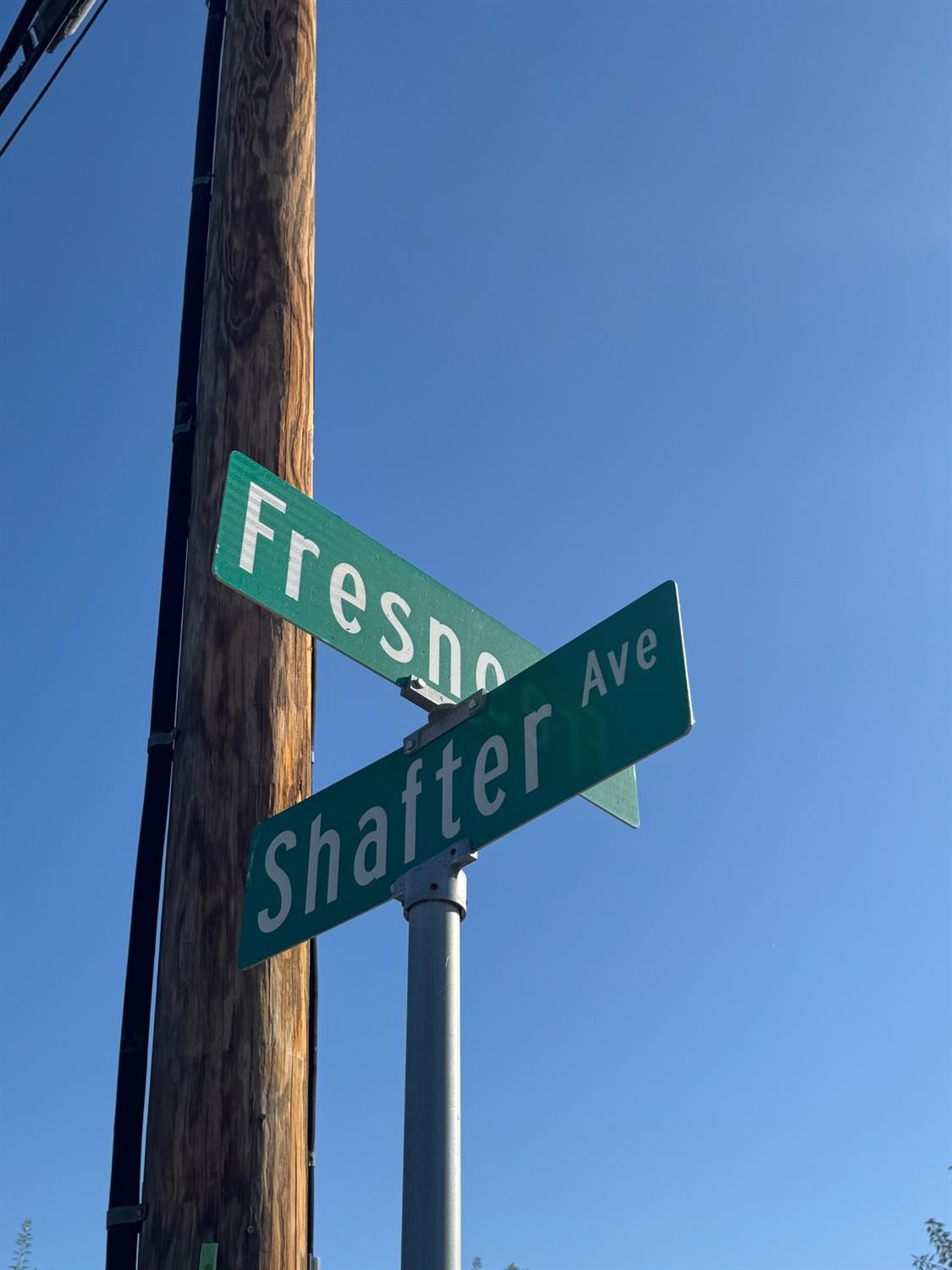 0 Shafter Avenue Shafter, CA 93263 - Photo 7 of 7 a street sign that is on a pole