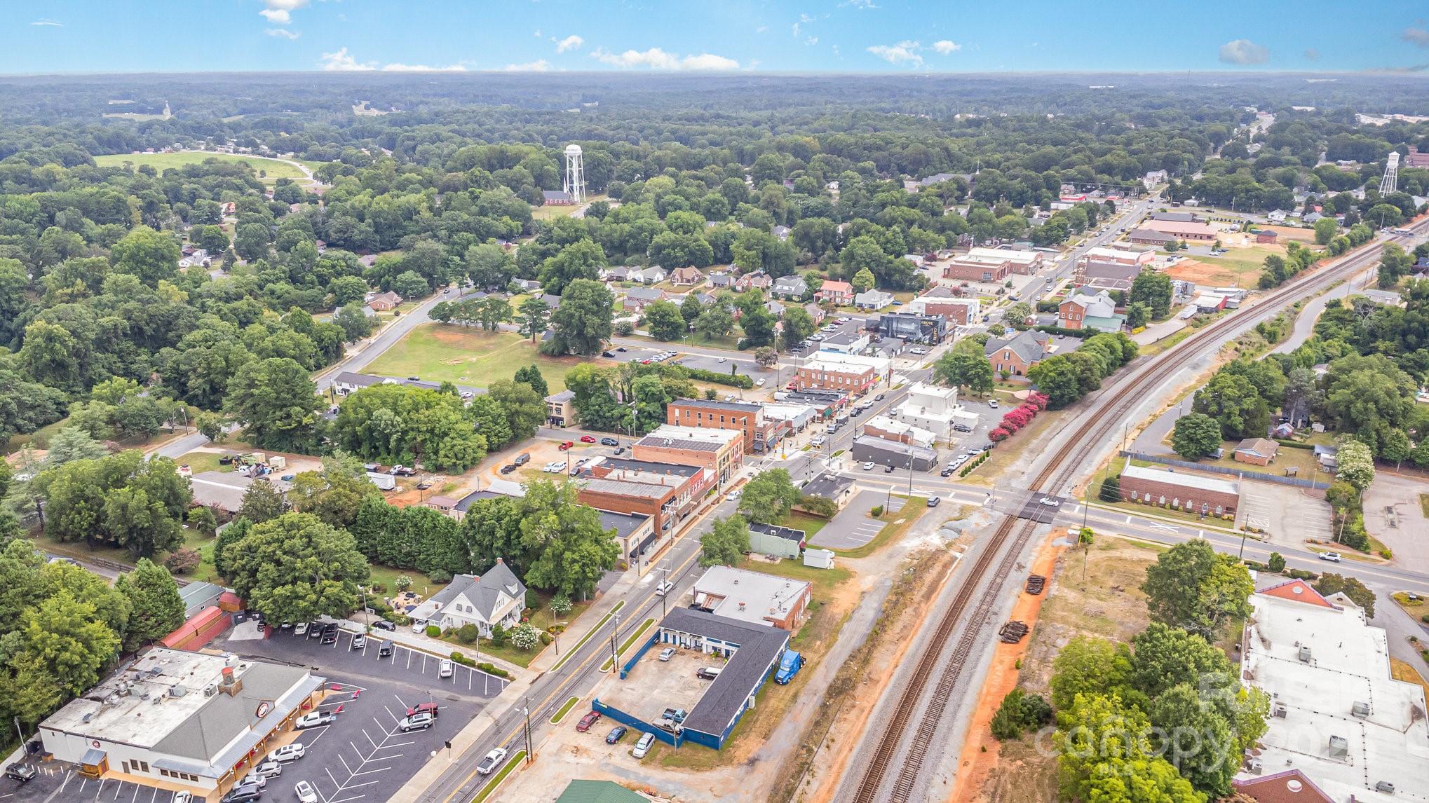 633 Patterson Street China Grove, NC 28023 - Photo 5 of 8 a view of a city with a mountain
