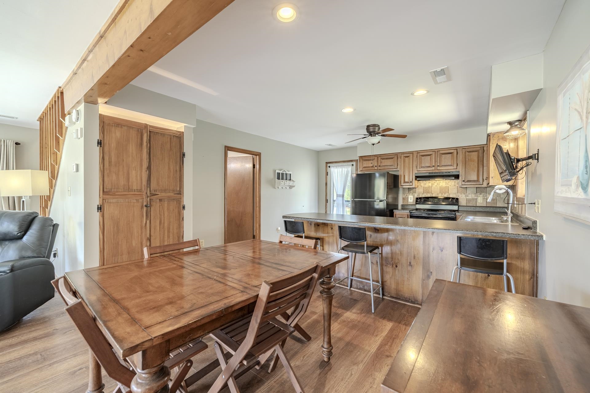 1085 Old Road Counce, TN 38326 - Photo 15 of 30 a view of a dining room with furniture and wooden floor