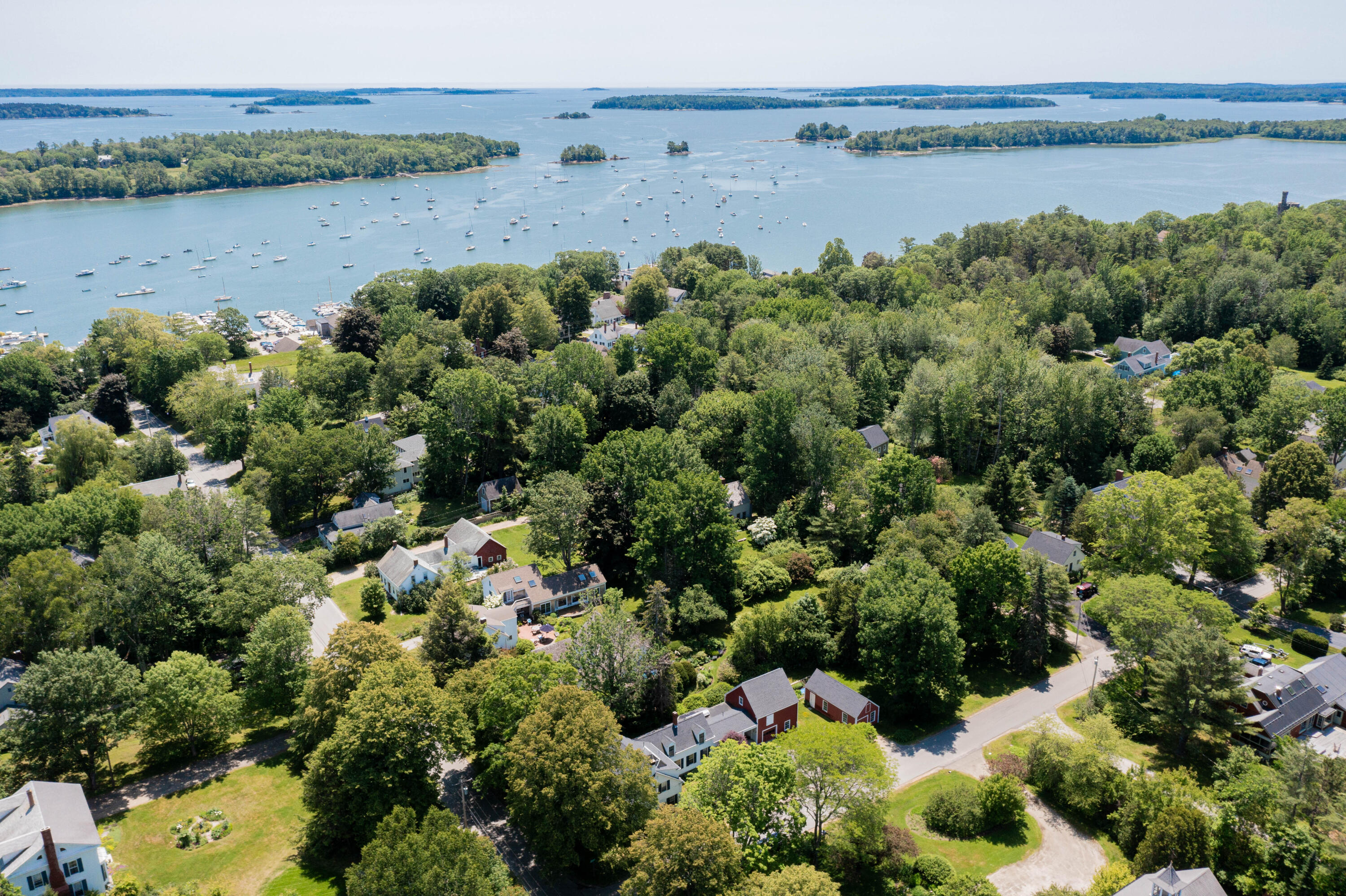 12 Main Street Freeport, ME 04032 - Photo 46 of 51 harbor aerial