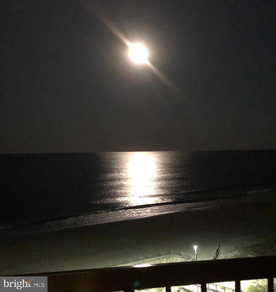 501 North Edgewater House Road, Unit 501N Bethany Beach, DE 19930 - Photo 49 of 64 Moonrise over Sea Colony beach.