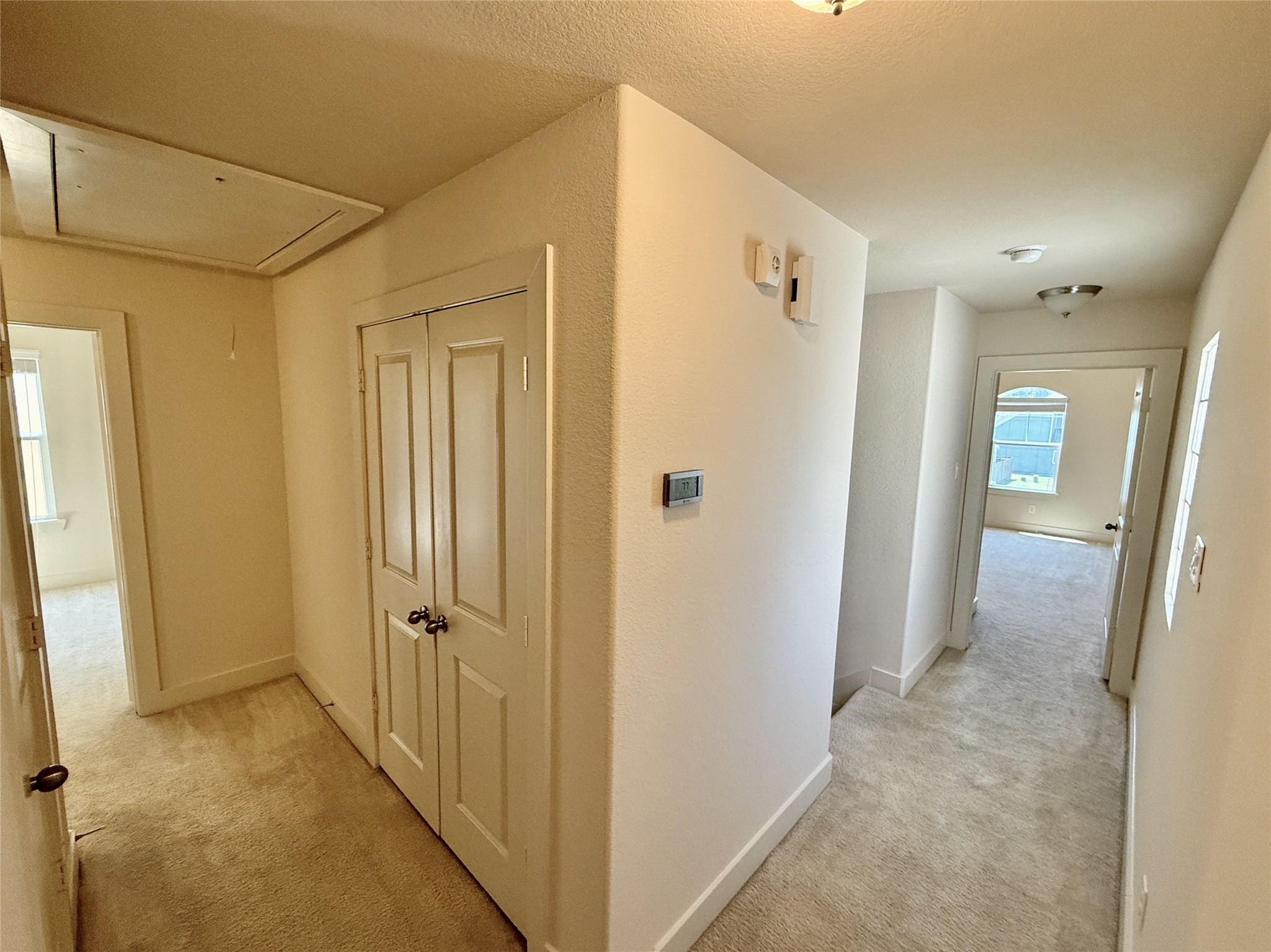 1842 Jara Court Spring, TX 77388 - Photo 27 of 31 a view of a hallway with wooden shelves
