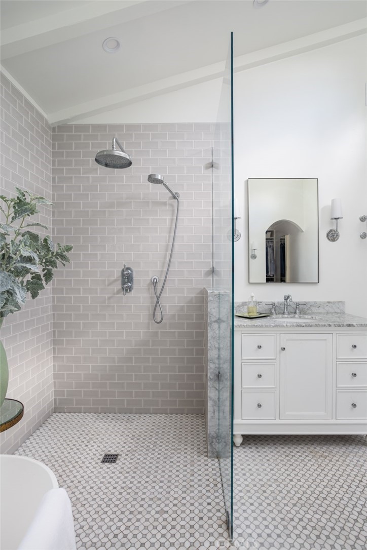 1941 Commodore Road Newport Beach, CA 92660 - Photo 19 of 35 a bathroom with a sink a toilet and shower