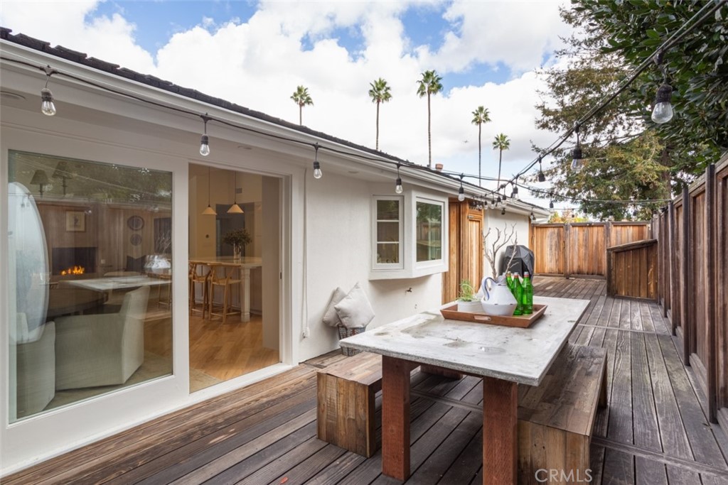 1941 Commodore Road Newport Beach, CA 92660 - Photo 30 of 35 a view of backyard with a deck and wooden floor