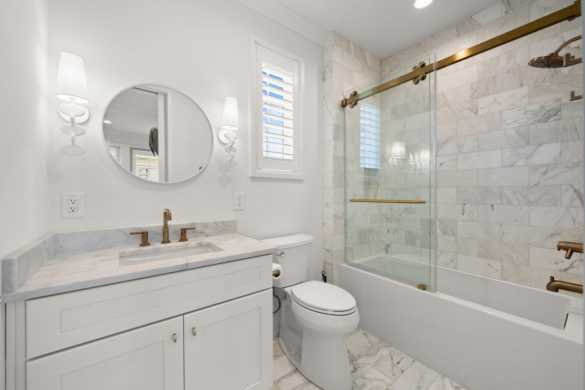 35 Seapointe Lane Santa Rosa Beach, FL 32459 - Photo 18 of 72 a bathroom with a sink a toilet and a mirror